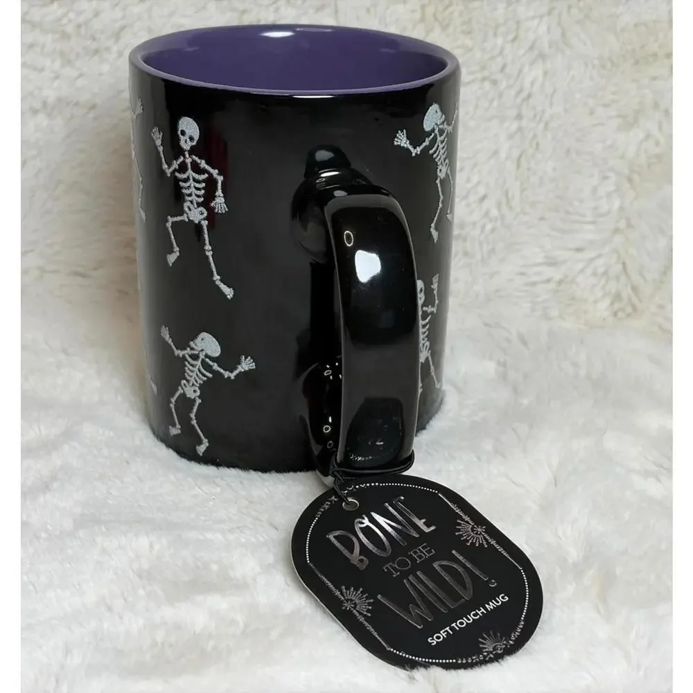 Dancing Skeleton Mug – “Bone to Be Wild” Halloween Coffee Cup​